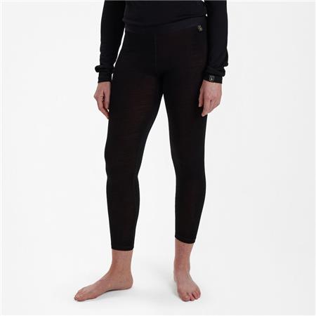 SOUS-VÊTEMENT FEMME DEERHUNTER LEGGINGS LADY QUINN MERINO - BLACK OAK