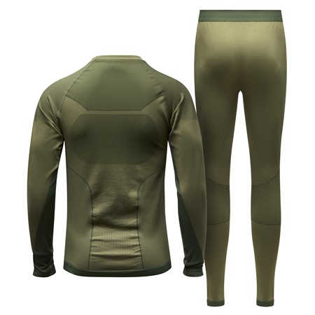 SOUS-VÊTEMENT HOMME PINEWOOD SEAMLESS FUNCTION BASE LAYER SET - OLIVE GREEN