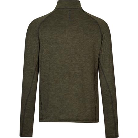 SOUS-VÊTEMENT HOMME SEELAND PEAK HALF ZIP - PINE GREEN MELANGE