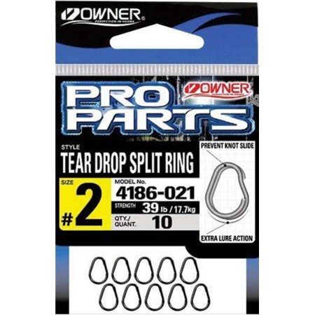 Σπασμένοσ Κρίκοσ Owner Tear Drop Split Ring