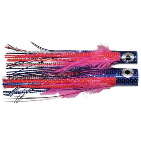 Special Predator Fly Tof Bluewater Popperhead - Blue Pink