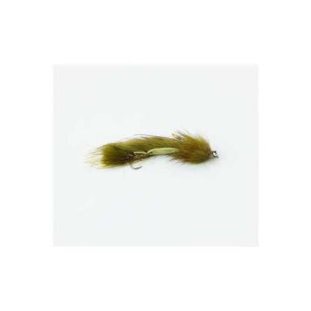 Spezial Raubfisch Fliege Tof Articulee Forelle - Oliv-Variante