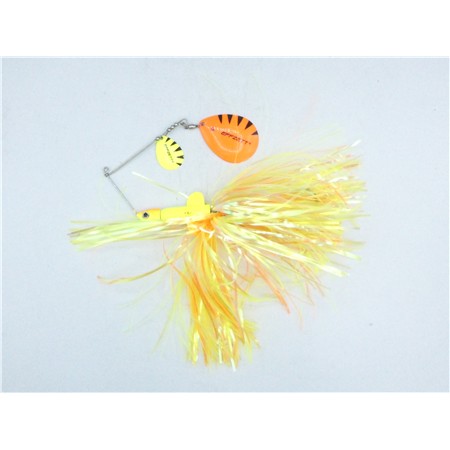 Spinnerbait Effzett Pike Rattlin' Spinnerbait - 56G - Fluo Yellow Orange
