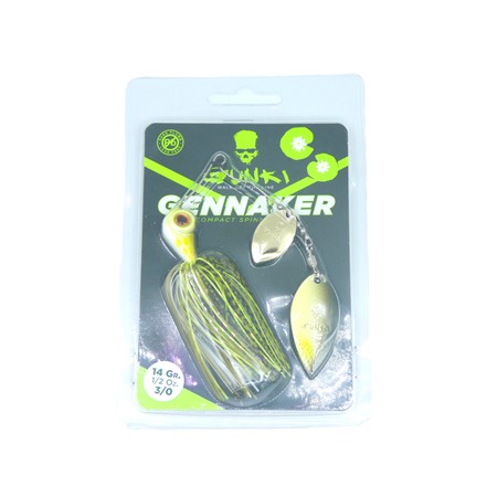 Spinnerbait Gunki Gennaker 1/2 - 14G - Electric Pike