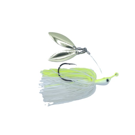 Spinnerbait Hart Manolo Twin Spinner - 21G - 21G - White Chartreuse