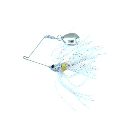 Spinnerbait Micro - 3.5G - Blanc Paillette