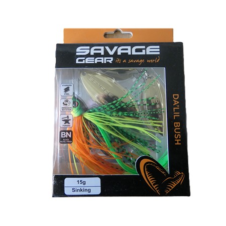 Spinnerbait Savage Gear Da Lil Bush - 15G - Firetiger