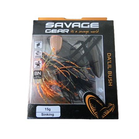Spinnerbait Savage Gear Da Lil Bush - 15G - Red Craw