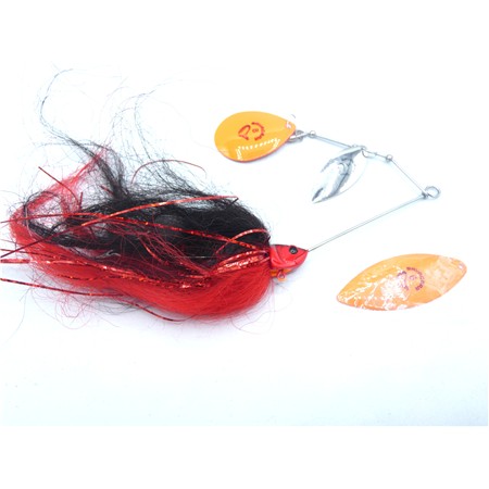 Spinnerbait Savage Gear Da' Mega Bush - 55G - Black And Red
