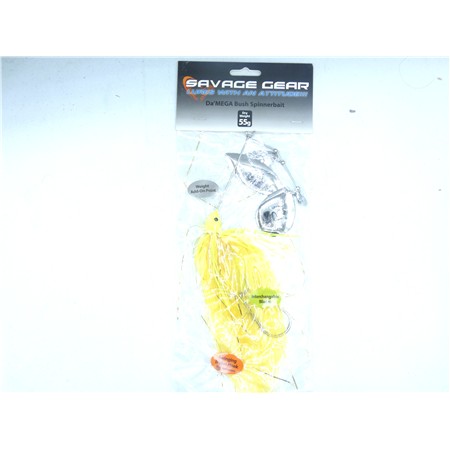 Spinnerbait Savage Gear Da' Mega Bush - 55G - Chartreuse Yellow 
