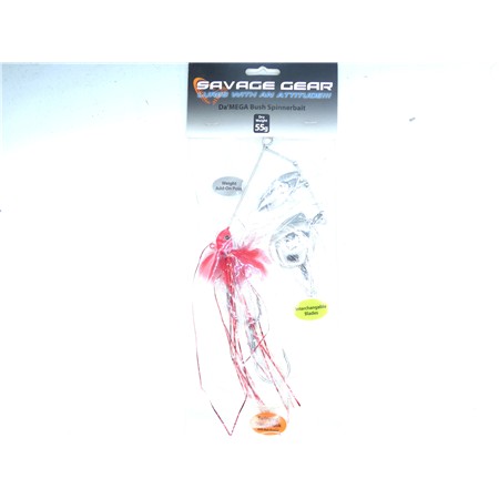 Spinnerbait Savage Gear Da' Mega Bush - 55G - Red Head 