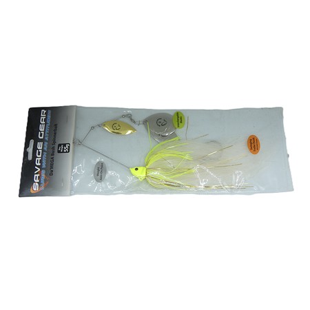Spinnerbait Savage Gear Da' Mega Bush - 55G - White Chartruese 