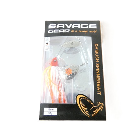 Spinnerbait Savage Gear Da’Bush Spinnerbait - 32G - Red Head Silver
