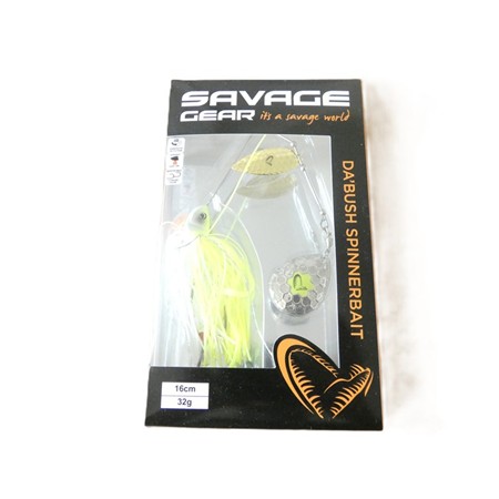 Spinnerbait Savage Gear Da’Bush Spinnerbait - 32G - Yellow White Silver