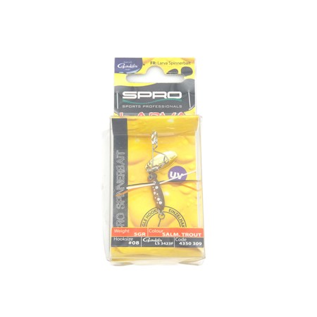 Spinnerbait Spro Larva Micro Spinnerbait - 5G - Hameçon Simple - Salmon Trout