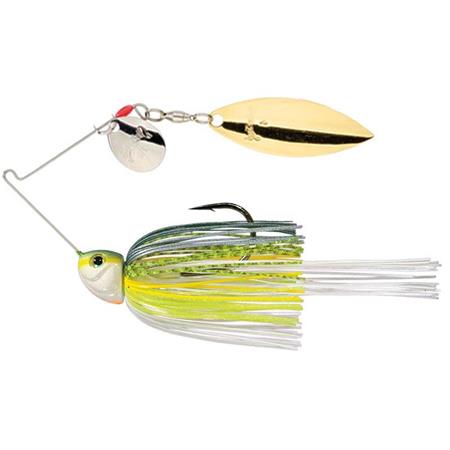 Spinnerbait Strike King Hack Attack Heavy Cover Blanc/Bleu