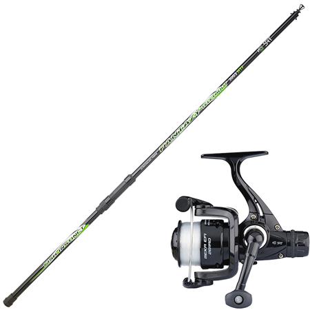 Spinning-Sæt Srt Fish Instinct Fantazy Teletrout + Meka Efi Rd