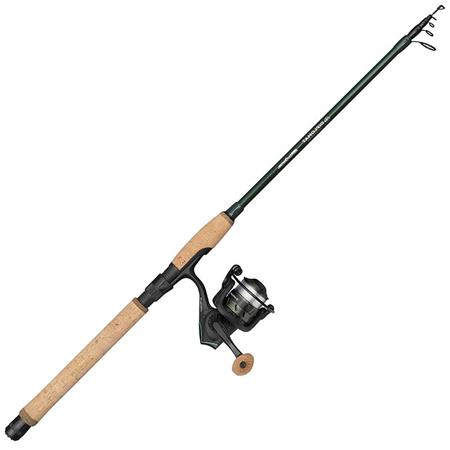 SPINNING SET TELESCOBANKSTICK ABU GARCIA DIPLOMAT WILDERNESS SURVIVAL TELE COMBO