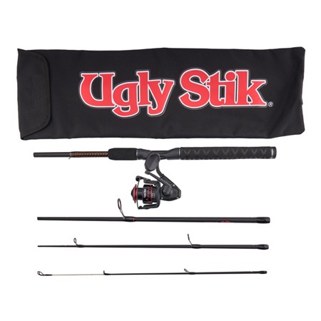 SPINNING SET UGLY STIK GX2 TRAVEL SPINNING KIT