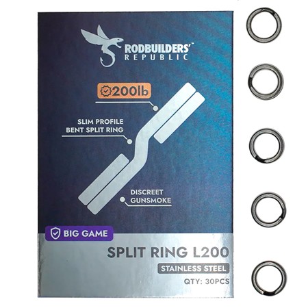 SPLITRING RODBUILDERS REPUBLIC SPLIT RING STORFISKERI