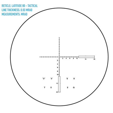 SPOTTING SCOPE 20-60X80 SIGHT MARK LATITUDE