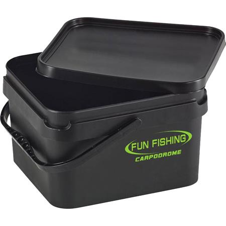 Square Bucket With Lid Fun Fishing Avec Couvercle