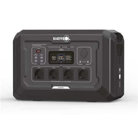 Station D’Énergie Eversol 2500W Connecté & Evolutive