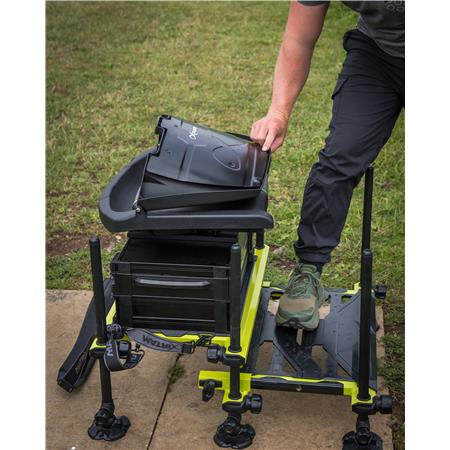 STATION FOX MATRIX F25 PRO SWIVEL SEATBOX - LIME EDITION