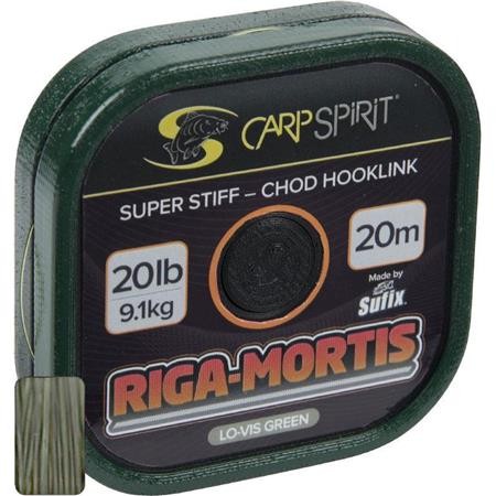 Steife Vorfachschnur Carp Spirit Riga Mortis Green - 20M