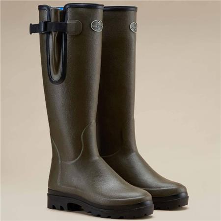 STIEFEL DAMEN - DUNKLES KAKI LE CHAMEAU VIERZONORD DOUBLÉES NÉOPRÈNE - KAKI FONCÉ