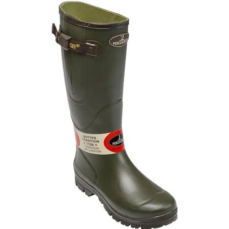 Stiefel Frau Percussion Tradition Jersey Avec Sangle - Kaki