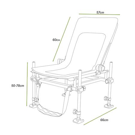 STOEL KORUM SUPA LITE STRETCH CHAISE FEEDER S23