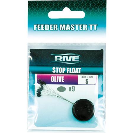 Stop Float Rive Olive Feeder Master Tt - Pack Of 9