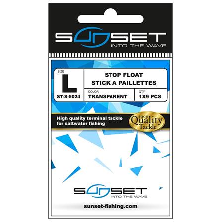 STOP GALLEGGIANTE SUNSET ST-S-5024 STICK TRASPARENTE CON PAILLETTES