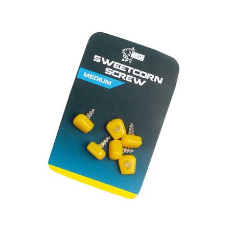 STOPP KÖDER NASH SWEETCORN SCREW - 6ER PACK