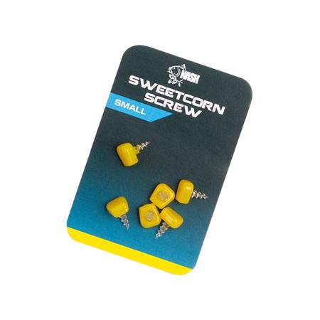 STOPP KÖDER NASH SWEETCORN SCREW - 6ER PACK