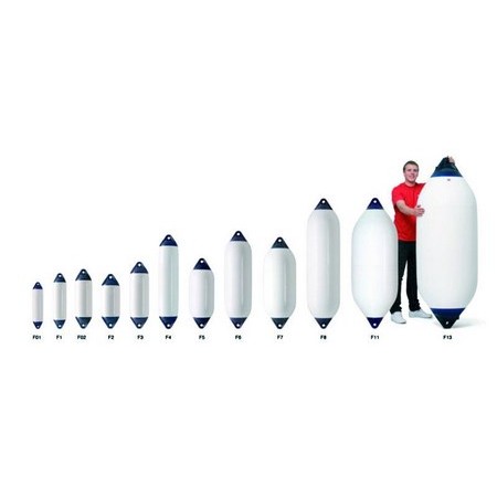 Stötfender Polyform Serie F Heavy Duty - Vit