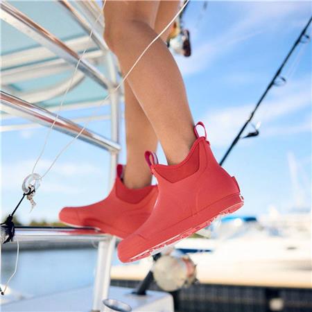 STØVLER TIL KVINDER XTRATUF WMNS ANKLE DECK BOOT - KNALDROSA