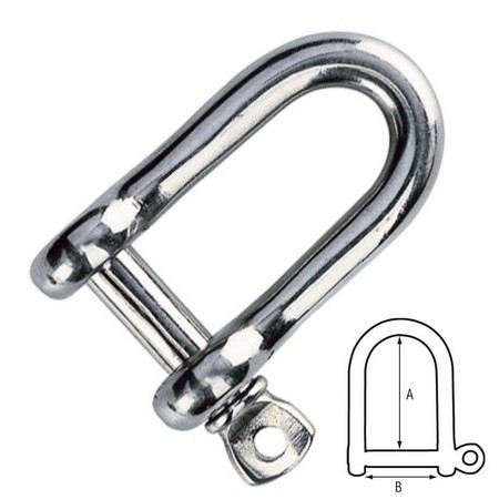 Straight Forged Clevis Plastimo