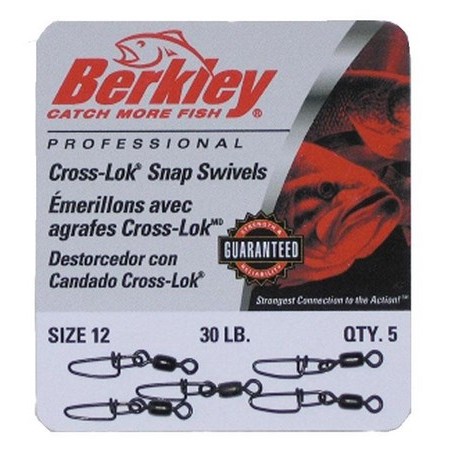 Στριφτάρι Berkley Mc Mahon Cross-Lok Snap/Swivels - Πακέτο