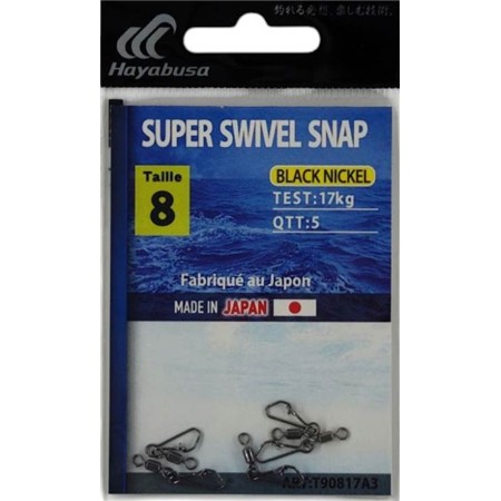 Στριφτάρι Με Αγκράφα Hayabusa Super Swivel Snap