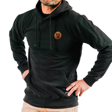 Sudadera Ciervo Sur Vos Traces - Noir