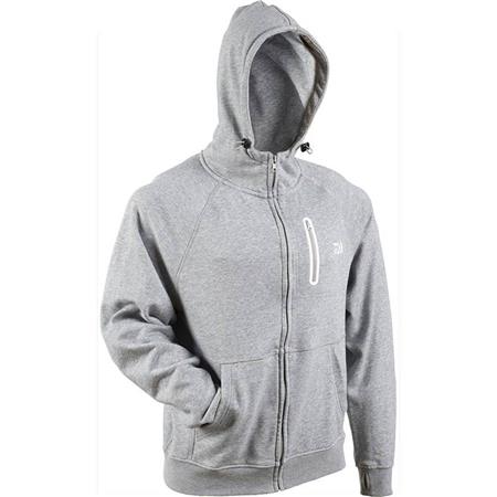 Sudadera Con Capucha Para Hombre Con Cremallera - Gris Daiwa À Capuche Zippé - Gris