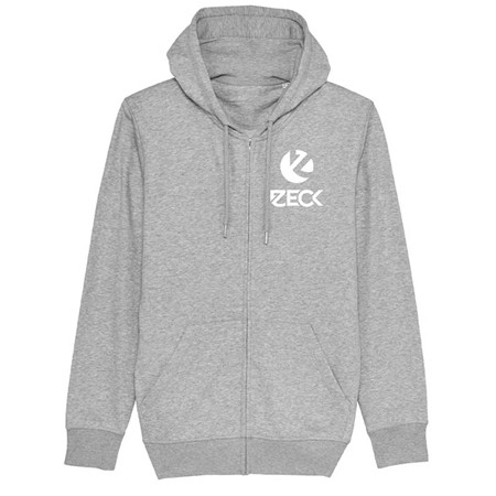 Sudadera De Hombre Zeck Zip Hoodie - Gris