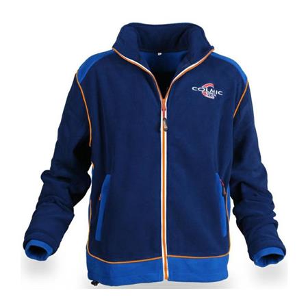 Sudadera Hombre Colmic Pile - Bleu/Orange