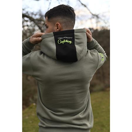 SUDADERA HOMBRE HOT SPOT DESIGN HOODIE CARPFISHING MANIA - VERT