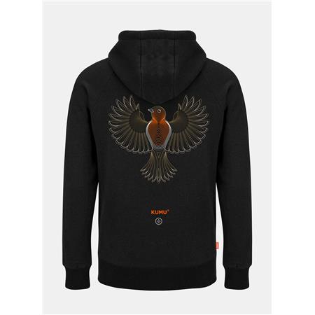 Sudadera Hombre Kumu Little Red Hoodie - Negro