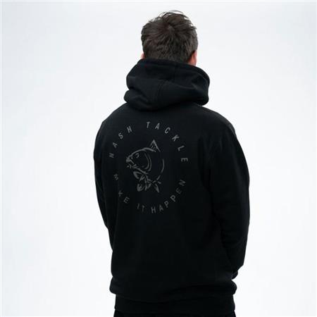 SUDADERA HOMBRE NASH MAKE IT HAPPEN CARP LOGO - NOIR