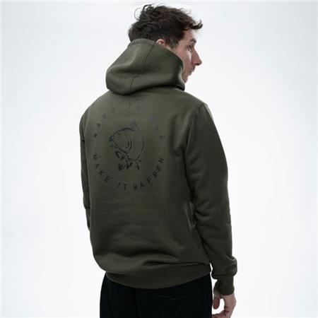 SUDADERA HOMBRE NASH MAKE IT HAPPEN CARP LOGO - VERT