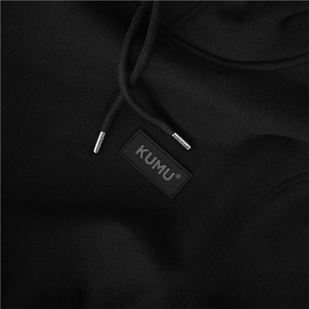 SUDADERA HOMBRE - NEGRO KUMU HOODY 365 - NOIR